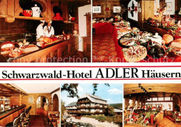73664834 Haeusern Schwarzwald Hotel Restaurant Adler Gastraeume Festtafel Bar Ha - Other & Unclassified