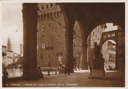 AD163 Firenze - Loggia Dei Lanzi E Piazza Della Signoria / Viaggiata 1940 - Firenze (Florence)