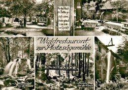 73664822 Bad Herrenalb Waldrestaurant Zur Plotzsaegemuehle Wasserfall Und Brueck - Bad Herrenalb