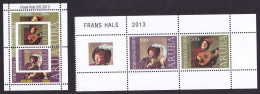 323 ARUBA 2013 - Y&T 711/12 BF 11 - Musique Luth Flute Tableau  - Neuf ** (MNH) Sans Charniere - Niederländische Antillen, Curaçao, Aruba