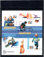 Delcampe - Sweden 2003 . Paralympic Games .  SWIMMING, ATHLETICS, CHILD, PEOPLE .4v. - Ongebruikt