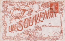 54 BACCARAT  -  UN SOUVENIR DU  20e BATAILLON DE CHASSEURS  - - Baccarat