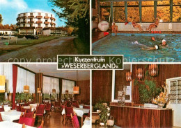 73664635 Weserbergland Kurzentrum Weserbergland Hallenbad Gastraum Bar Weserberg - Rinteln