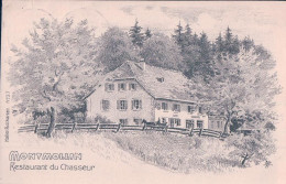 Montmollin NE, Restaurant Du Chasseur, Attelage Litho (37) - Montmollin