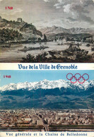 Navigation Sailing Vessels & Boats Themed Postcard Grenoble Chaine De Belledonne - Voiliers