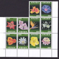 323 ARUBA 2013 - Y&T 725/34 - Fleur - Neuf ** (MNH) Sans Charniere - Curaçao, Antilles Neérlandaises, Aruba