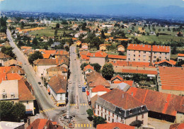 38 Les Abrets Vue Aérienne Centre Ville CPM - Les Abrets