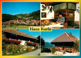 73664565 Tunau Schwarzwald Panorama Haus Haus Karle Gaststube Brotzeit Tunau Sch - Other & Unclassified