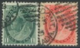 CANADA - 1898, QUEEN MARY STAMPS SET OF 2, USED. - Oblitérés