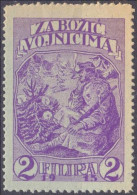 KuK K.u.k SOLDIER SOLDIERS WWI WAR 1915 CROATIA Hungary CHRISTMAS CHARITY LABEL CINDERELLA VIGNETTE Tobacco Cigarette - Croazia