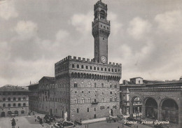 AD167 Firenze - Piazza Della Signoria E Palazzo Vecchio / Viaggiata 1955 - Firenze (Florence)