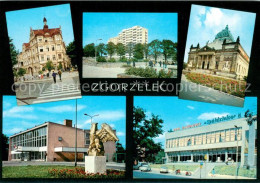 73664011 Zgorzelec Rathaus Wohnsiedlung Hochhaeuser Kulturzentrum Bahnhof Kaufha - Pologne