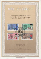 Germany Deutschland 1987-9 Für Die Jugend, Professions Craft Trades Handwerksberufe, Canceled In Bonn - 1981-1990