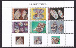 323 ARUBA 2013 - Y&T 735/40 + Vignette - Coquillage - Neuf ** (MNH) Sans Charniere - Curaçao, Antille Olandesi, Aruba