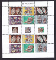 323 ARUBA 2013 - Y&T 735/40 En Feuille + Vignette - Coquillage - Neuf ** (MNH) Sans Charniere - Curaçao, Antille Olandesi, Aruba