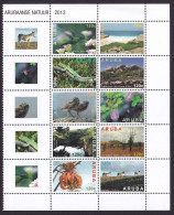 323 ARUBA 2013 - Y&T 741/50 + Vignette - Oiseau Hibou Lezard Fleur Cactus Ane - Neuf ** (MNH) Sans Charniere - Niederländische Antillen, Curaçao, Aruba