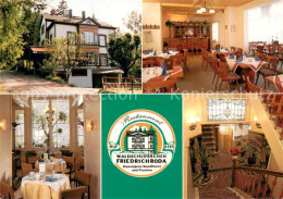 73663641 Friedrichroda Cafe Restaurant Waldschloesschen Wartburg Ansichtskarten - Friedrichroda