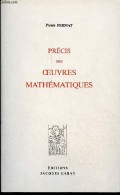 Précis Des Oeuvres Mathématiques. - Fermat Pierre - 1989 - Wissenschaft