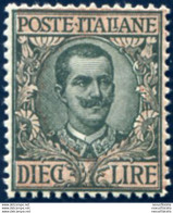 Floreale 10 Lire 1910. - Andere & Zonder Classificatie