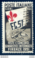 Ginnici 5 Lire 1951. Varietà. - Variétés Et Curiosités