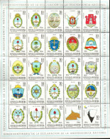 Argentinien 1966 - Zusammendruckbogen Mi.Nr. 909 - 933 - Postfrisch MNH - Blocks & Sheetlets