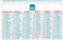 Calendarietto - AXA - Assicurazioni - Anno 2000 - Small : 1991-00