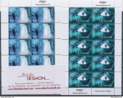 2001 EUROPA CEPT Islanda 2 Minifogli "Acqua" MNH** - Sonstige & Ohne Zuordnung