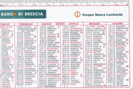 Calendarietto - Banca Di Brescia - Anno 2000 - Tamaño Pequeño : 1991-00