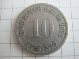 Germany 10 Pfennig 1902 F - 10 Pfennig