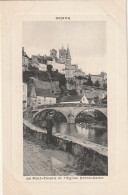 ***  21 ***    SEMUR Pont Pinard Et église Notre Dame Cadre Relief Neuve  Excellent état  - Semur