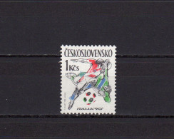 Czechoslovakia 1990 Football Soccer World Cup Stamp MNH - 1990 – Italia