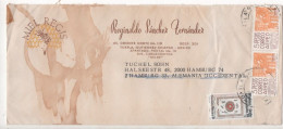Mexique N° 872 Et Paire Du 230 (ou 247A) De Poste Aérienne Sur Lettre - Mexico