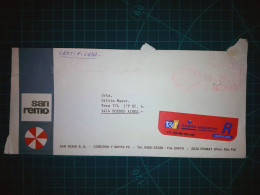 ARGENTINE; Enveloppe De "San Remo S.A." Circulé Avec Envoi Mécanique Vers La Ville De Buenos Aires En 1995 - Usados