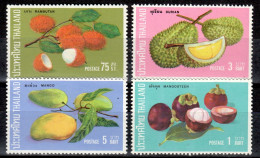 THAILAND : 622-5 MNH ** (1972) – FRUITS - Thailand