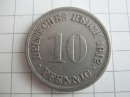 Germany 10 Pfennig 1912 F - 10 Pfennig