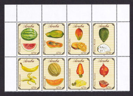 323 ARUBA 2014 - Y&T 807/14 - Fruit Pasteque Papaye Mangue Banane Melon Grenade Corossole - Neuf ** (MNH) Sans Charniere - Curazao, Antillas Holandesas, Aruba