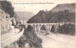 C. P. A. : Italia : Pordenone : Ponte Sul Tagliamento Allo Stretto PINZANO ROGOGNA, Stamp In 1921 - Pordenone