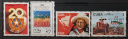 Cuba 1981 / Yvert N°2267+2274+2281+2282 / ** - Nuevos