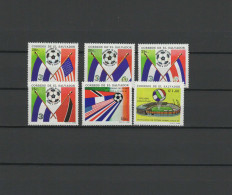 El Salvador 1989 Football Soccer World Cup Set Of 6 MNH - 1990 – Italia