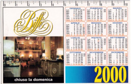 Calendarietto - BIFFI - Torino - Anno 2000 - Tamaño Pequeño : 1991-00