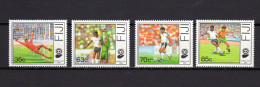 Fiji Islands 1989 Football Soccer World Cup Set Of 4 MNH - 1990 – Italy