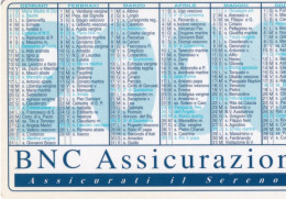 Calendarietto - BNC - Assicurazioni - Anno 2000 - Small : 1991-00