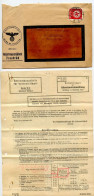 Germany 1938 Official Cover With Letter & Document; Osnabrück, Regierungspräsident To Schiplage; 12pf. Swastika Stamp - Brieven En Documenten