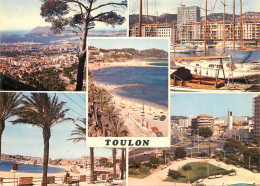 Navigation Sailing Vessels & Boats Themed Postcard Toulon Bach Harbour Yacht - Velieri