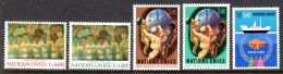 UNITED NATIONS UN GENEVA - 1974 COMPLETE YEAR SET (5V) AS PICTURED FINE MNH ** SG G41-G45 - Ungebraucht