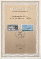 Germany Deutschland 1987-12 Europa-Marke Europamarken CEPT, Canceled In Bonn - 1981-1990