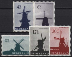 Niederlande 1963 Soziale Und Kultureller Fürsorge: Windmühlen 794/98 Postfrisch - Nuovi