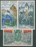 Frankreich 1968 Persönlichkeiten 1644/46 Postfrisch - Nuevos