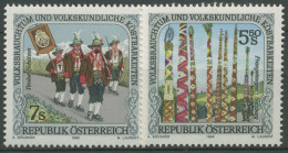 Österreich 1996 Volksbrauchtum Prangstangen Schützen 2191/92 Postfrisch - Unused Stamps