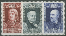 Frankreich 1969 Persönlichkeiten 1660/62 Postfrisch - Unused Stamps